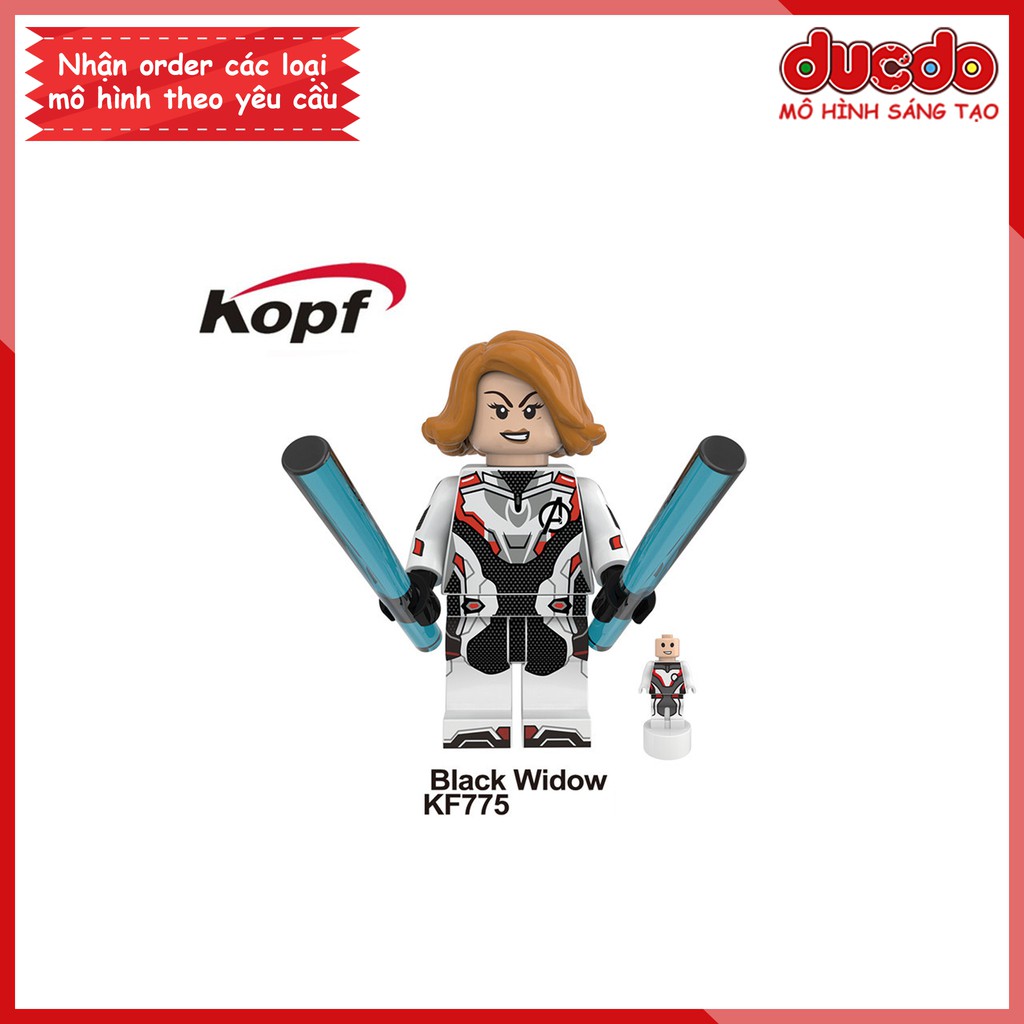 Minifigures biệt đội Avenger End Game full đồ Quantum - Đồ chơi Lắp ghép Xếp hình Mô hình Mini Iron Man KF 6076