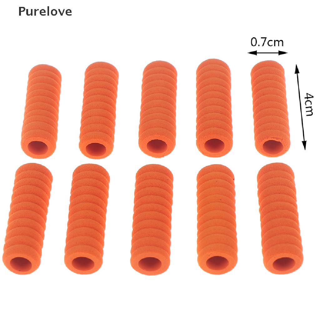 Bộ 10 Vỏ Bọc Bút Bằng Xốp Mềm Thoải Mái Hỗ Trợ Luyện Tập Cho Bé