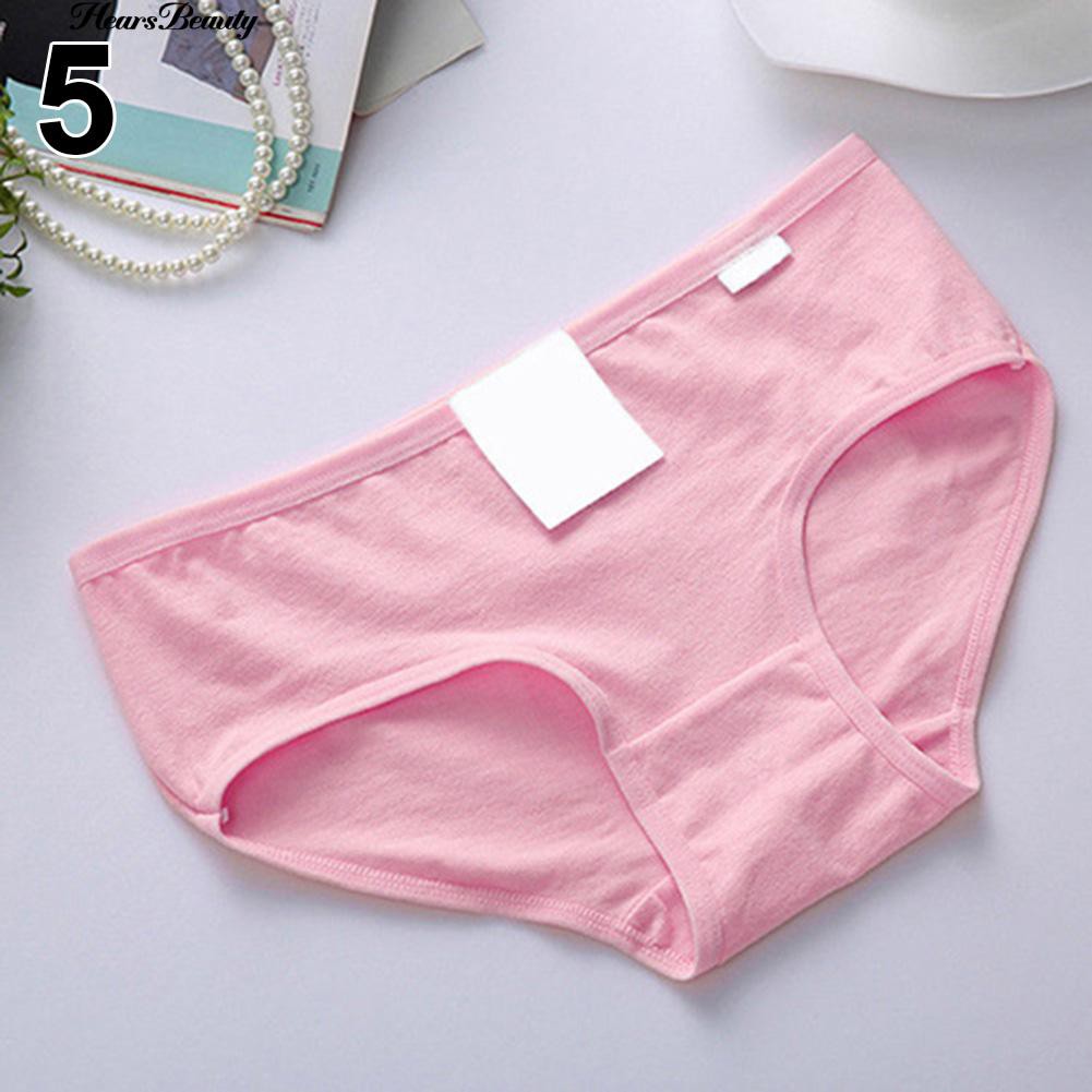 Quần lót bằng vải cotton màu trơn thời trang cho nữ | BigBuy360 - bigbuy360.vn