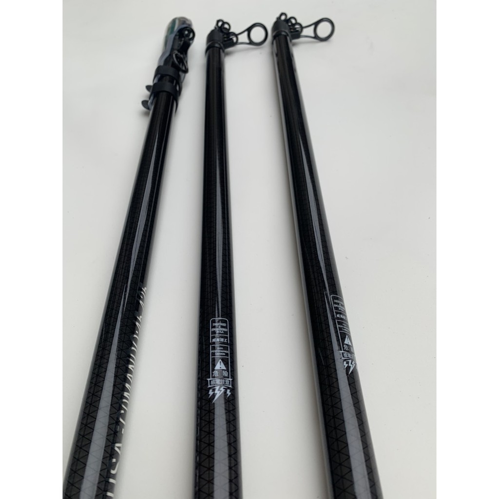 Cần Câu Cá Cần Câu Lục Xa Bờ Comando USA  4m25 và 4m5 , Vân rắn Cacbon , ngọn 3li7 siêu khỏe