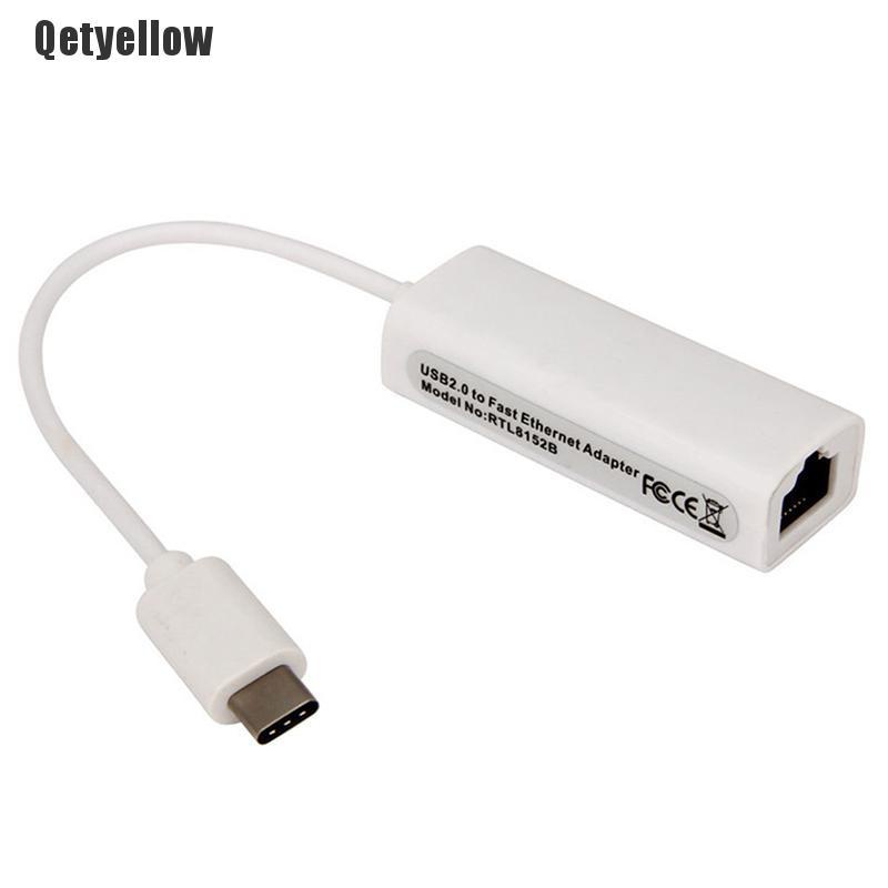 Bộ Chuyển Đổi Mạng Lan Rj45 Usb 3.1 Type C Sang Rj45 Cho Macbook