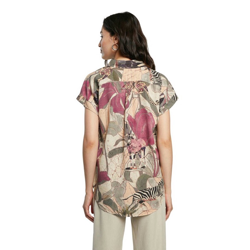 Áo sơ mi Zara hoa tay con