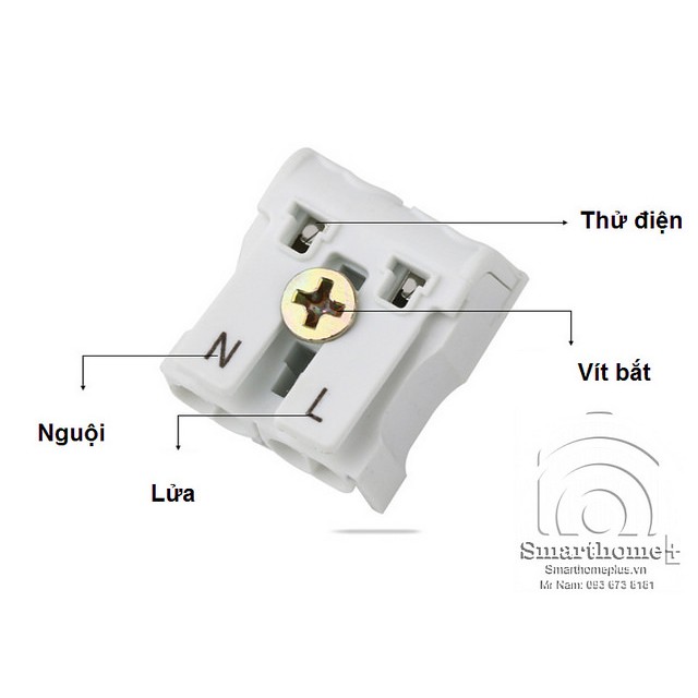 Cút Nối Dây Điện Máng Đèn 923