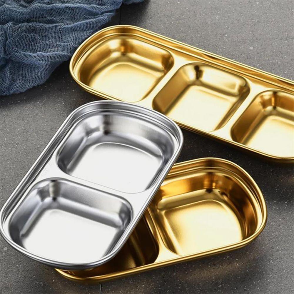 Bình Đựng Dầu Ăn Chia Ngăn Bằng Thép Không Gỉ Tiện Dụng