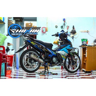 Tem Trùm Exciter 135 Xanh cá mập