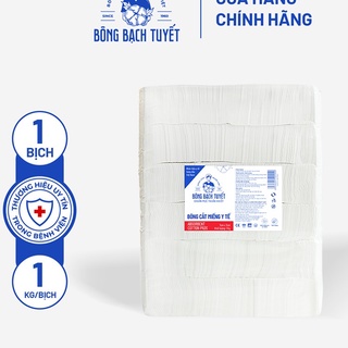 BÔNG CẮT BẠCH TUYẾT 1KG (7X7 CM)