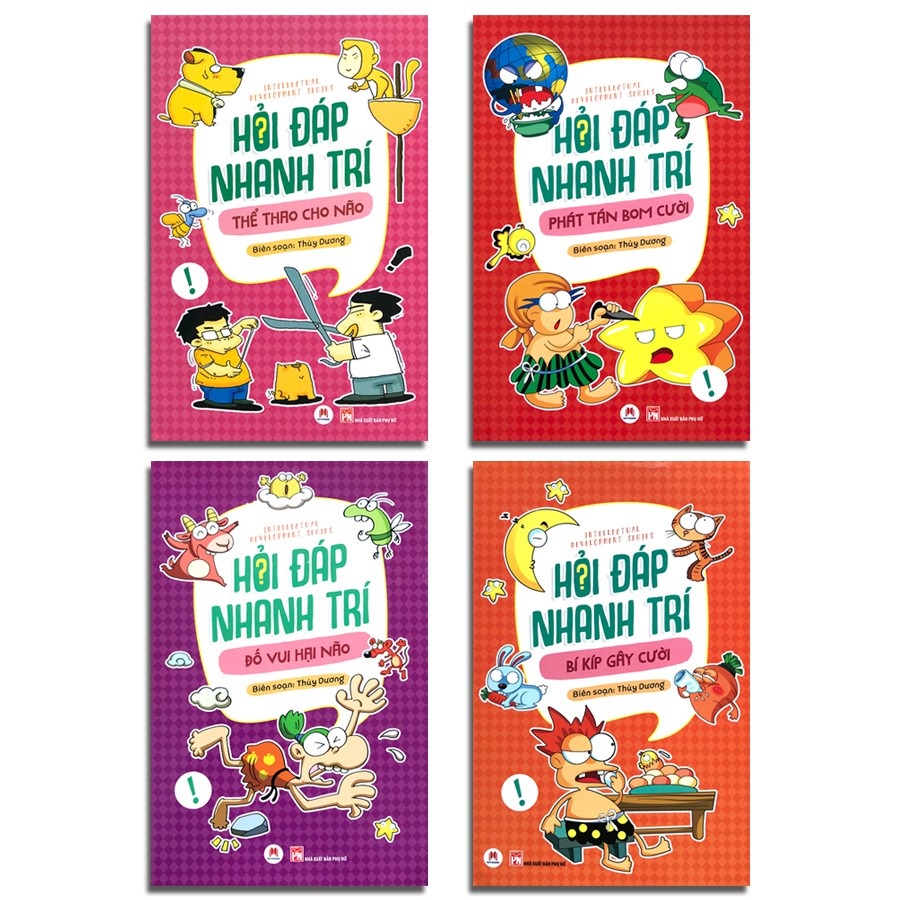 Sách - Hỏi Đáp Nhanh Trí (Bộ 4 Cuốn) - nguyetlinhbook