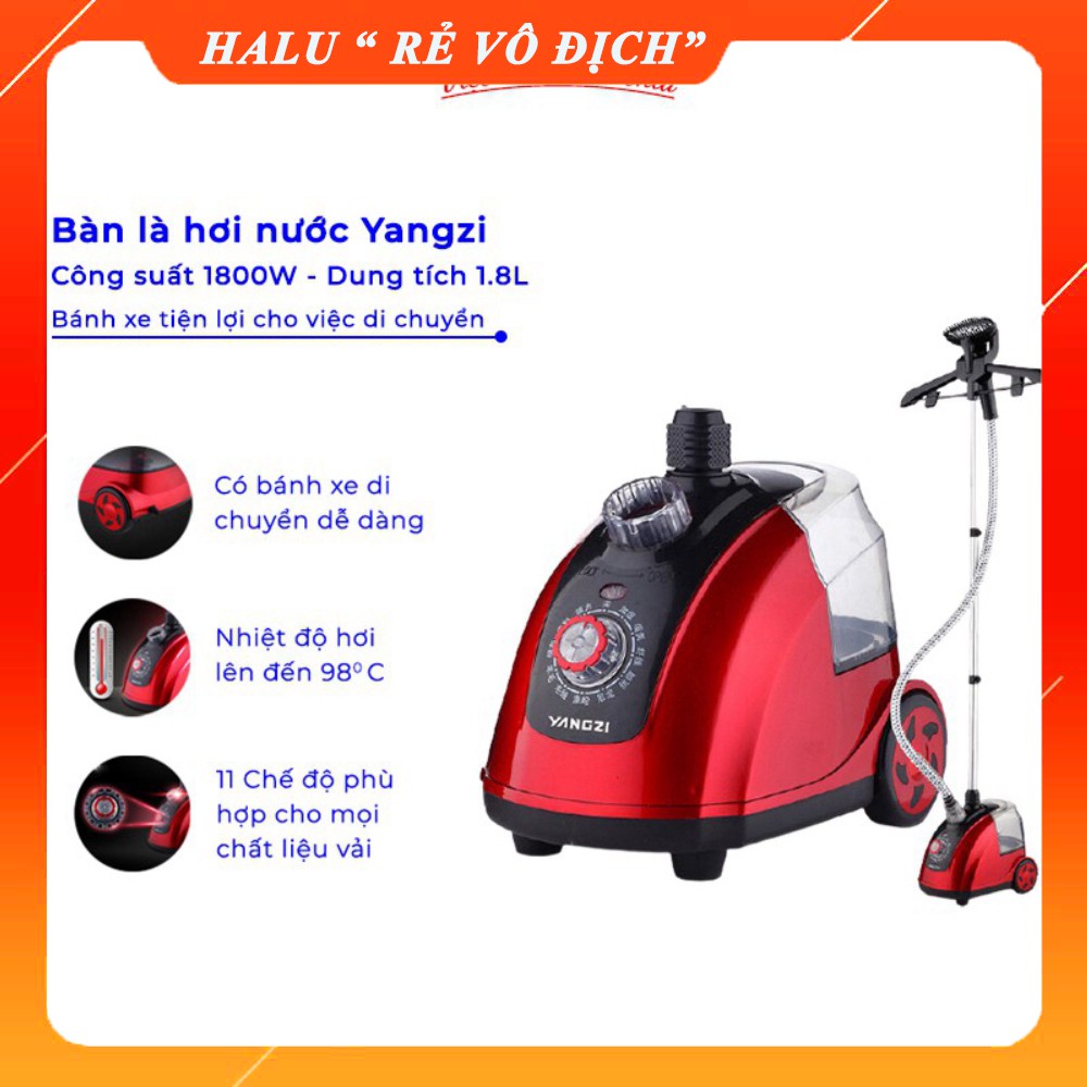 BÀN LÀ HƠI NƯỚC CÂY ĐỨNG YANGZI (1,8L)