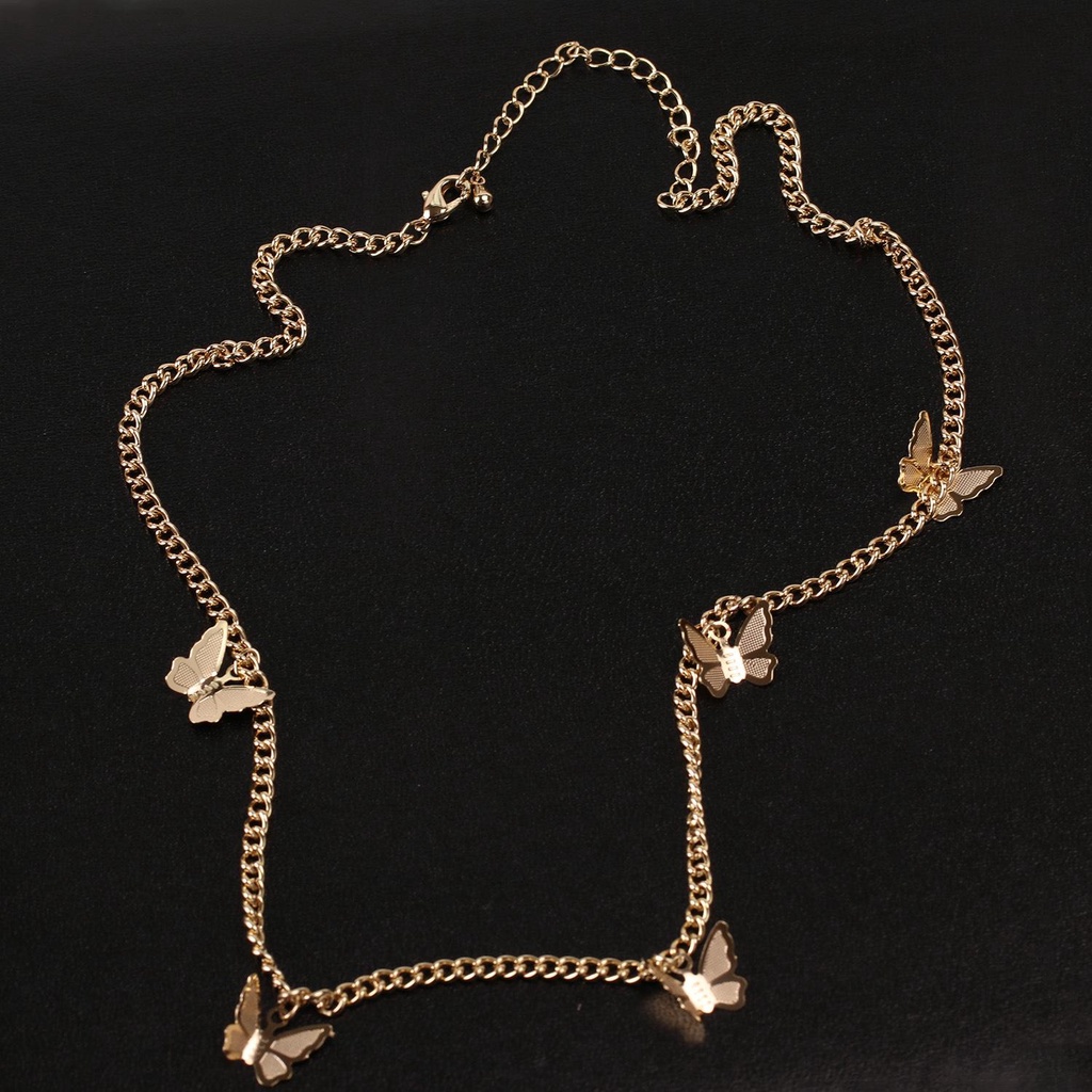 EUCA Vòng cổ Hợp Kim Mặt Bướm Dễ Thương