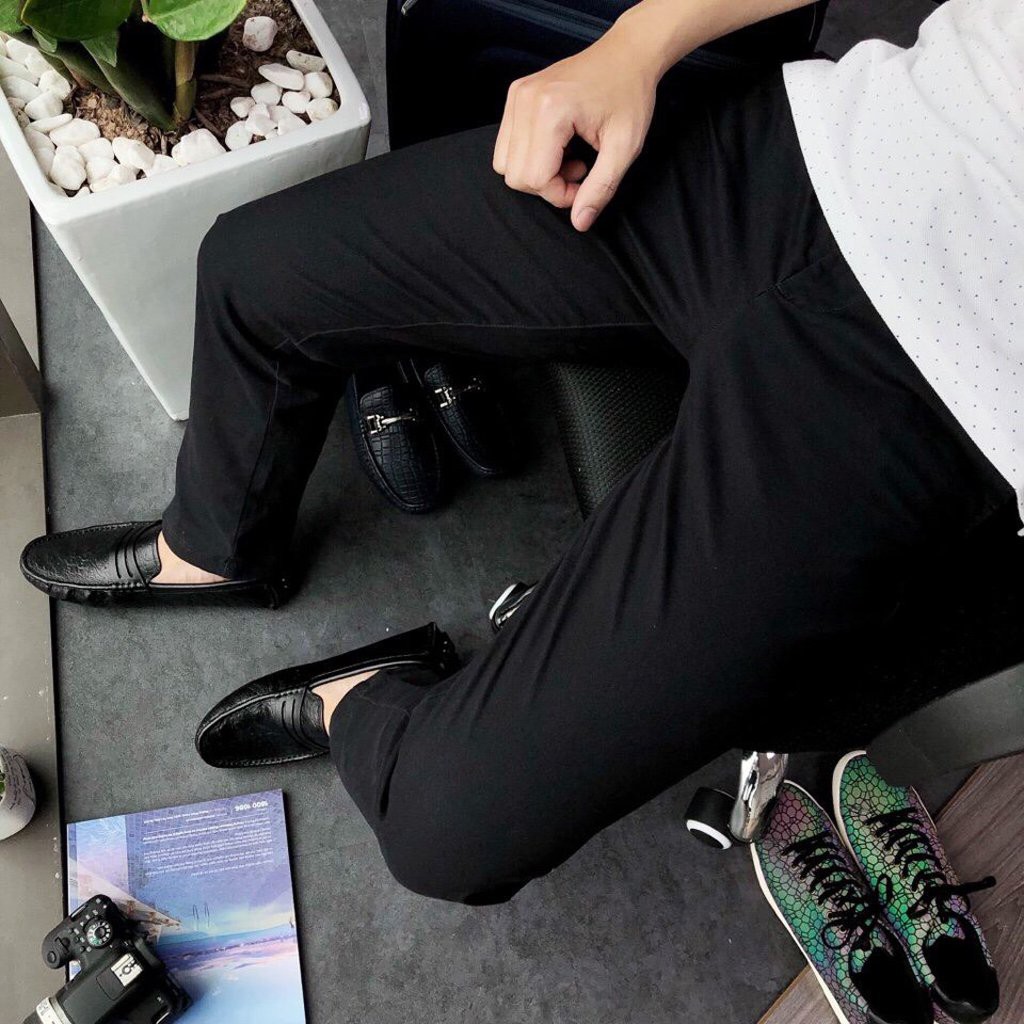 Quần dài nam chất vải kaki , ông côn Hàn Quốc