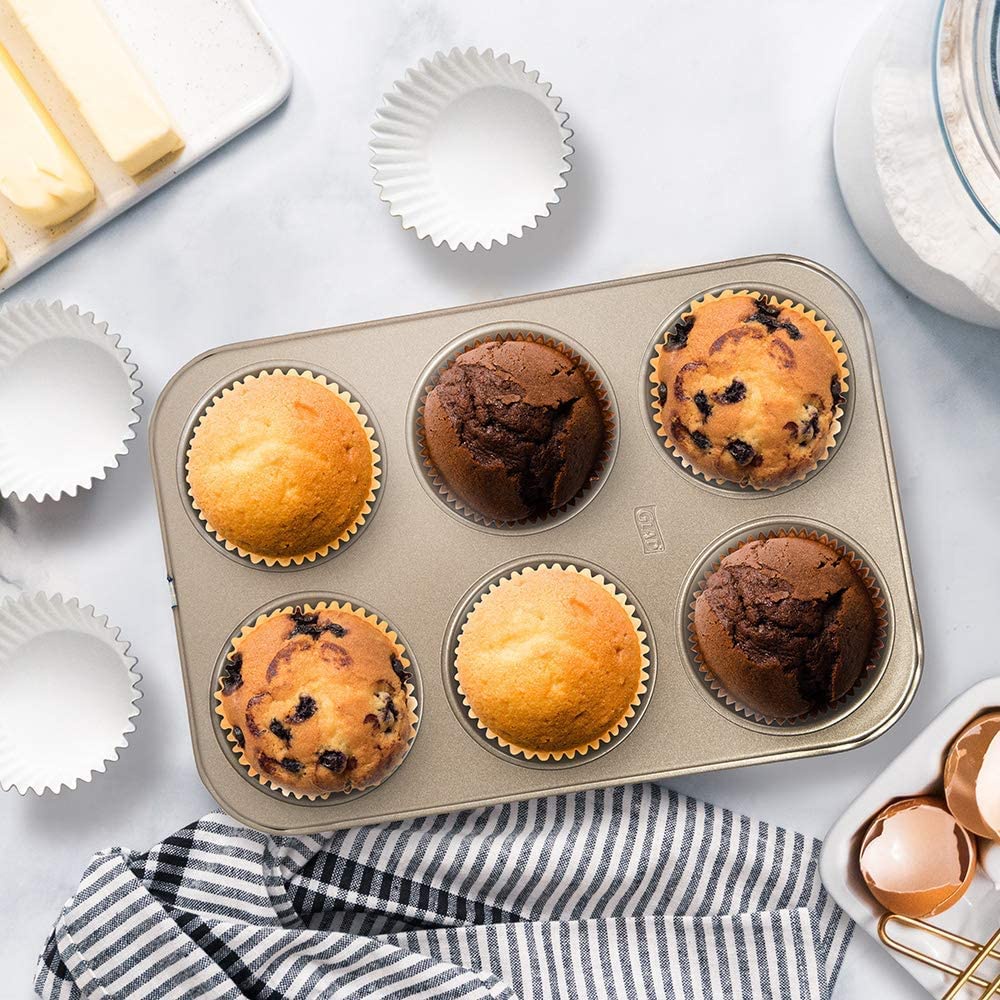 Khuôn cupcake muffin 6 lỗ chống dính