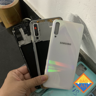 bộ vỏ samsung a70 (gồm ,sườn,lưng,phim ,kính cam)