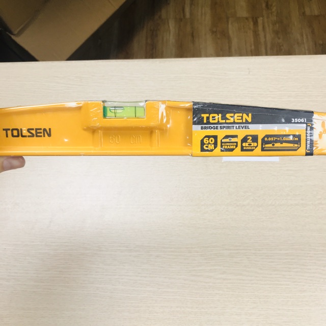 Thước thủy không từ 600mm nguyên khối Tolsen 35061 - Hàng xuất khẩu Châu Âu dienmayvn