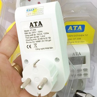 Ổ cắm hẹn giờ điện tử ATA AT20B