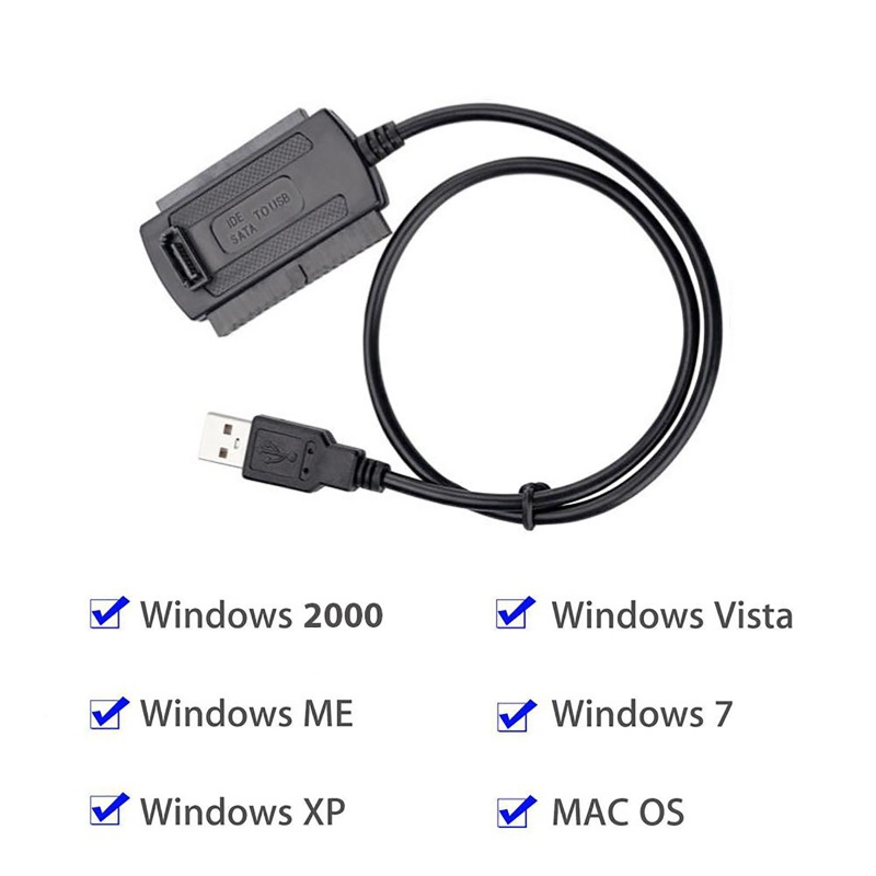 Bộ ChuyểN ĐổI Ổ CứNg hdd, USB 2.0 Sang IDE 2.5 3.5