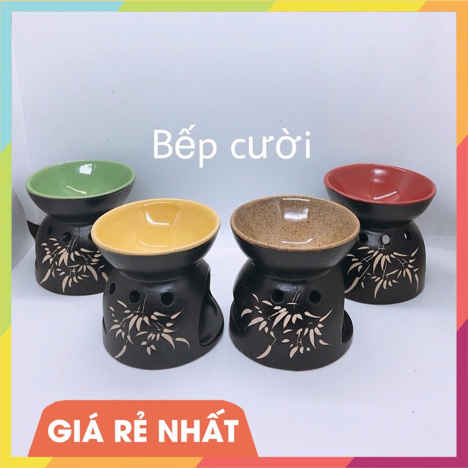Bộ đèn đốt tinh đầu bằng nến thơm an toàn đẹp