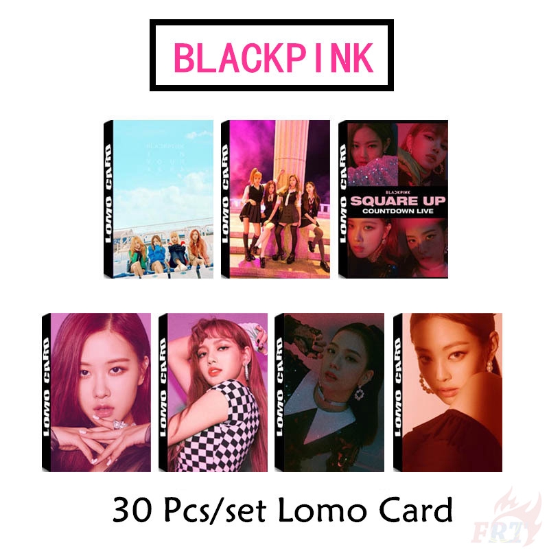 ❤ Album &lt; SQUARE UP &gt; Một &lt; As If It 'S Your Last &gt; Lomo Card ❤ Set 30 Tấm Album Ảnh HD In Họa Tiết Dùng Làm Quà Tặng Cho Fan Hâm Mộ