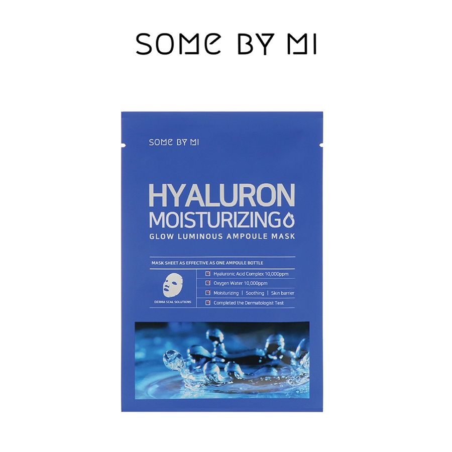 [Mã BMTTC60K giảm đến 60K đơn 50K] Mặt Nạ Giấy Giúp Cấp Nước Some By Mi Hyaluron Moisturing Sheet Mask 25g