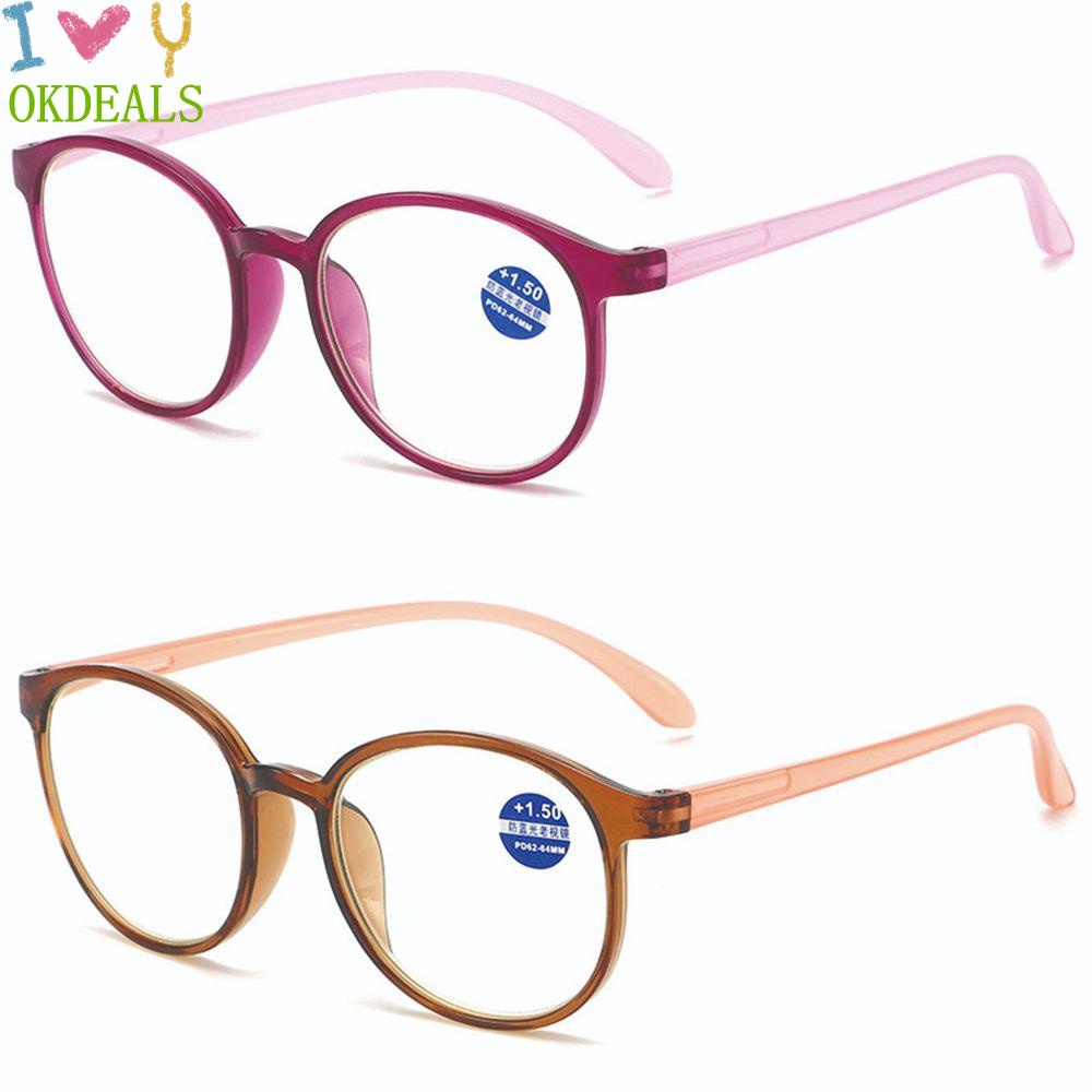 Mắt Kính Đọc Sách Gọng Nhẹ Chống Ánh Sáng Xanh Phong Cách Cổ Điển Thời Trang Cho Nam Và Nữ