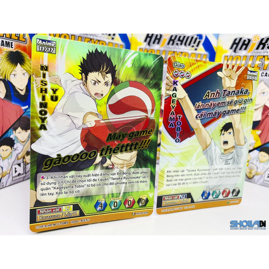 [Mã BMBAU50 giảm 50K đơn 150K] Bộ cờ bóng chuyền Haikyu - HV-05 Gói mở rộng - 1 gói/6 quân cờ