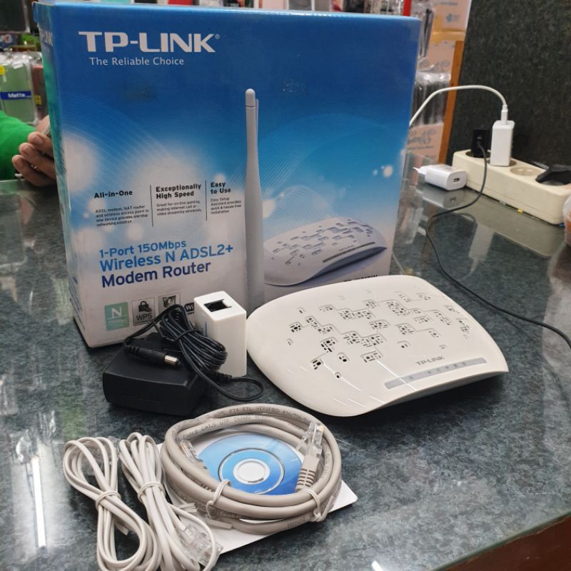 Linh Kiện Điện Tử Tp Link Td-w8151n 150mbps Không Dây N Adsl2 +