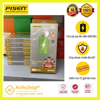 PIN PISEN IPHONE dung lượng chuẩn 5s/ 6/ 6s/ 6pl/ 6spl/ 7/ 7pl/ 8/ 8pl/ X/ Xs/ Xr/ Xsmax/ 11 + Bộ Vít tháo lắp