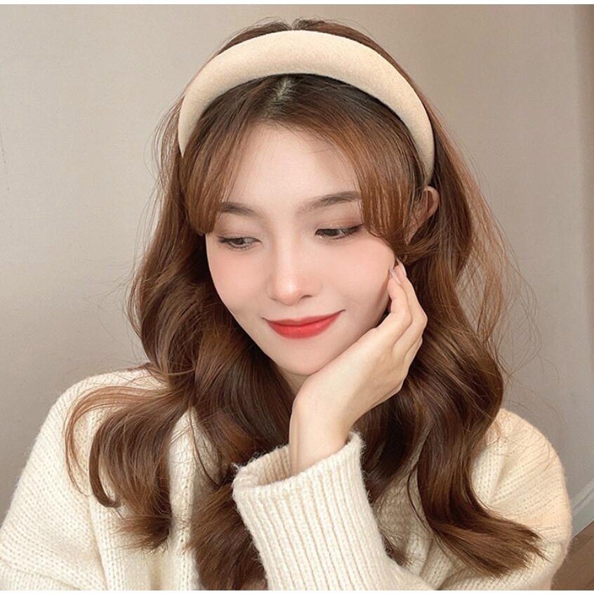 Băng Đô Vải Bản Rộng Phong Cách Hàn Quốc Dành Cho Nữ