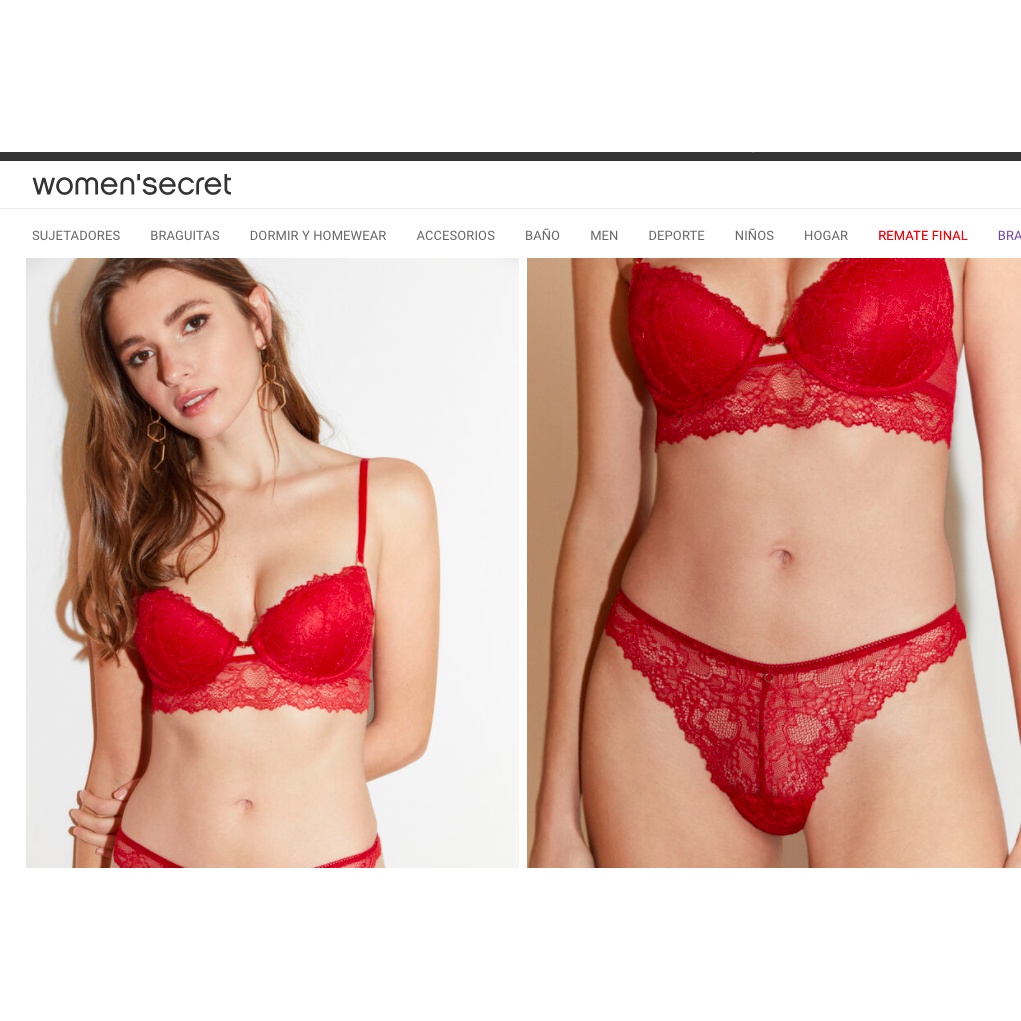 Quần Áo Lót Lọt Khe Nữ Cao Cấp - Women Secret New tag
