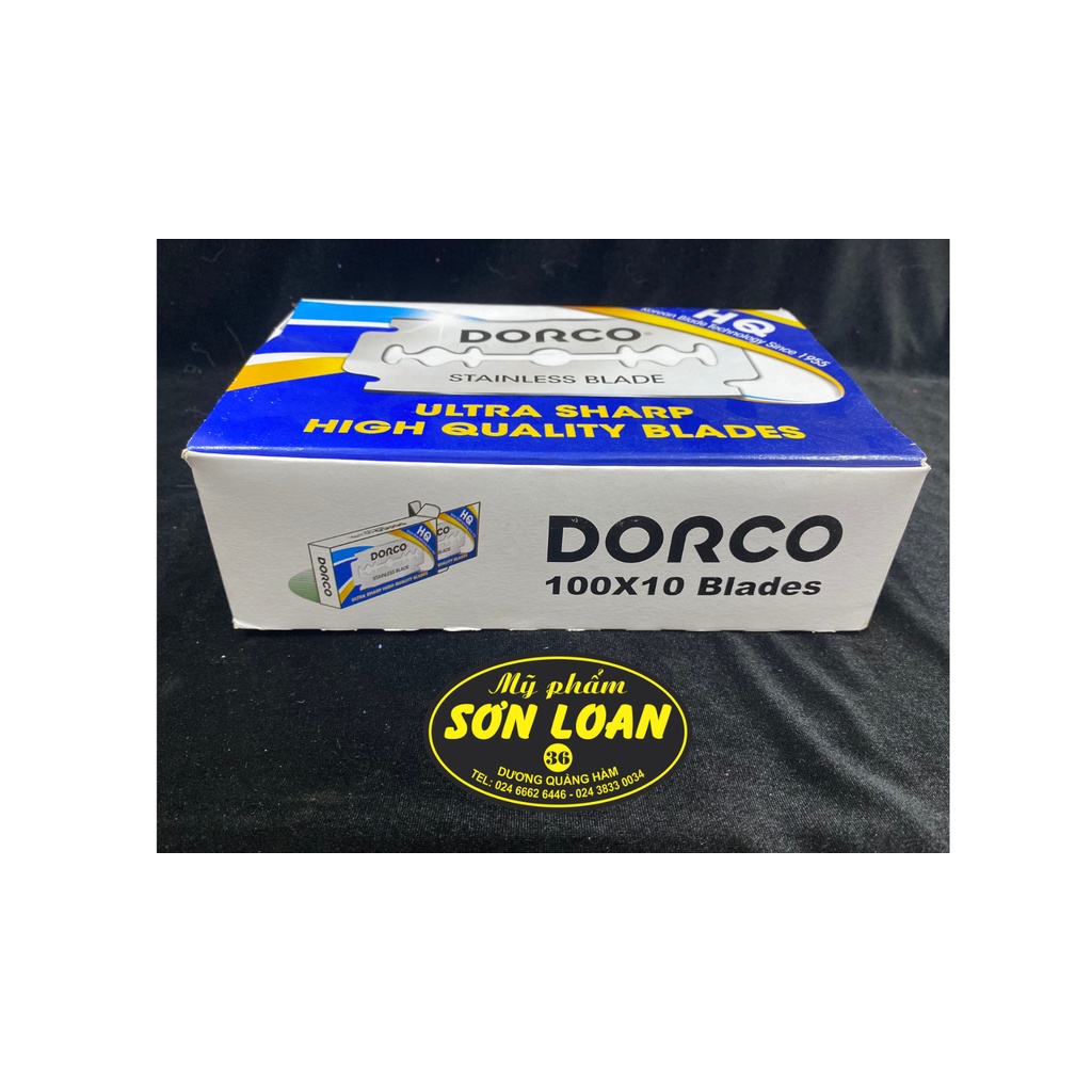 Dao Lam Dorco  hàng chuẩn công ty 1 vỉ 10 cái , dao cạo râu