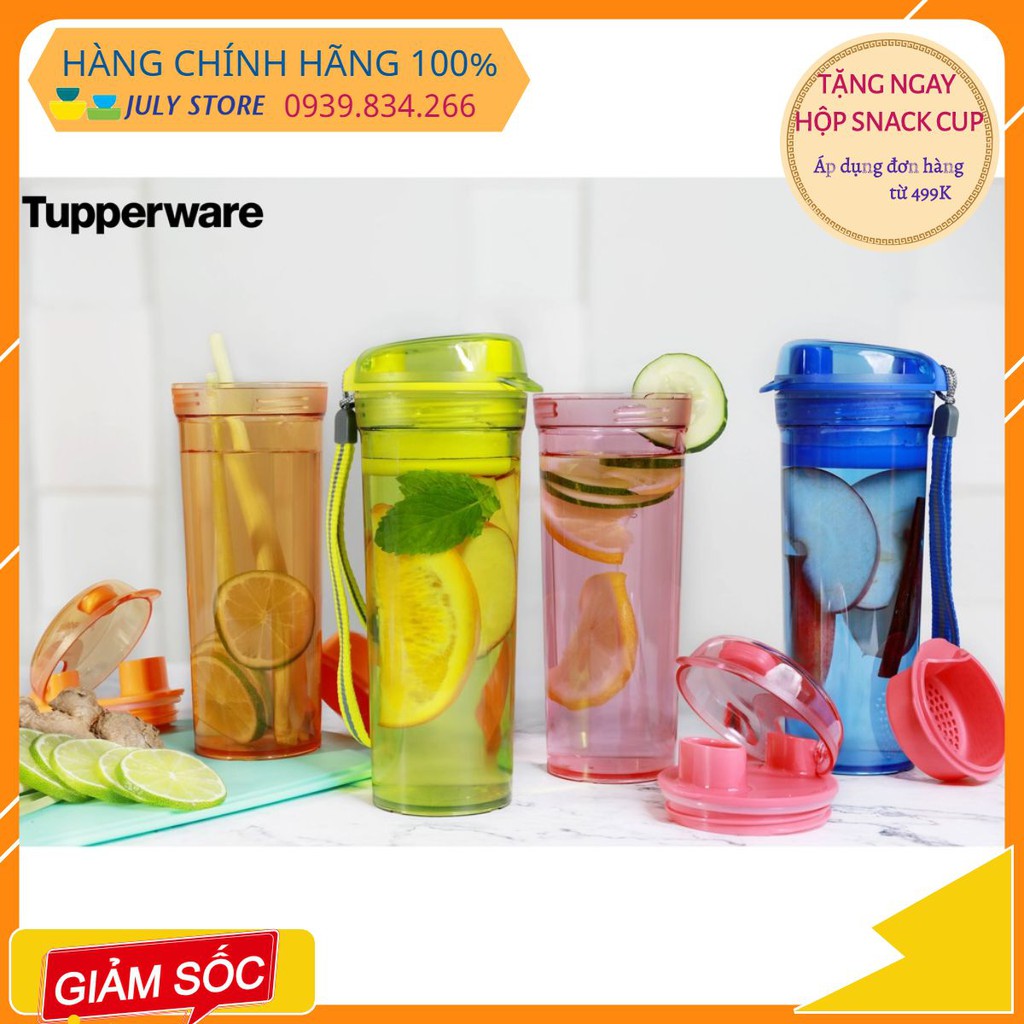 Bình nước Tupperware FreeshipDrinking Flask Gen II 400ML Có Ngăn Lọc