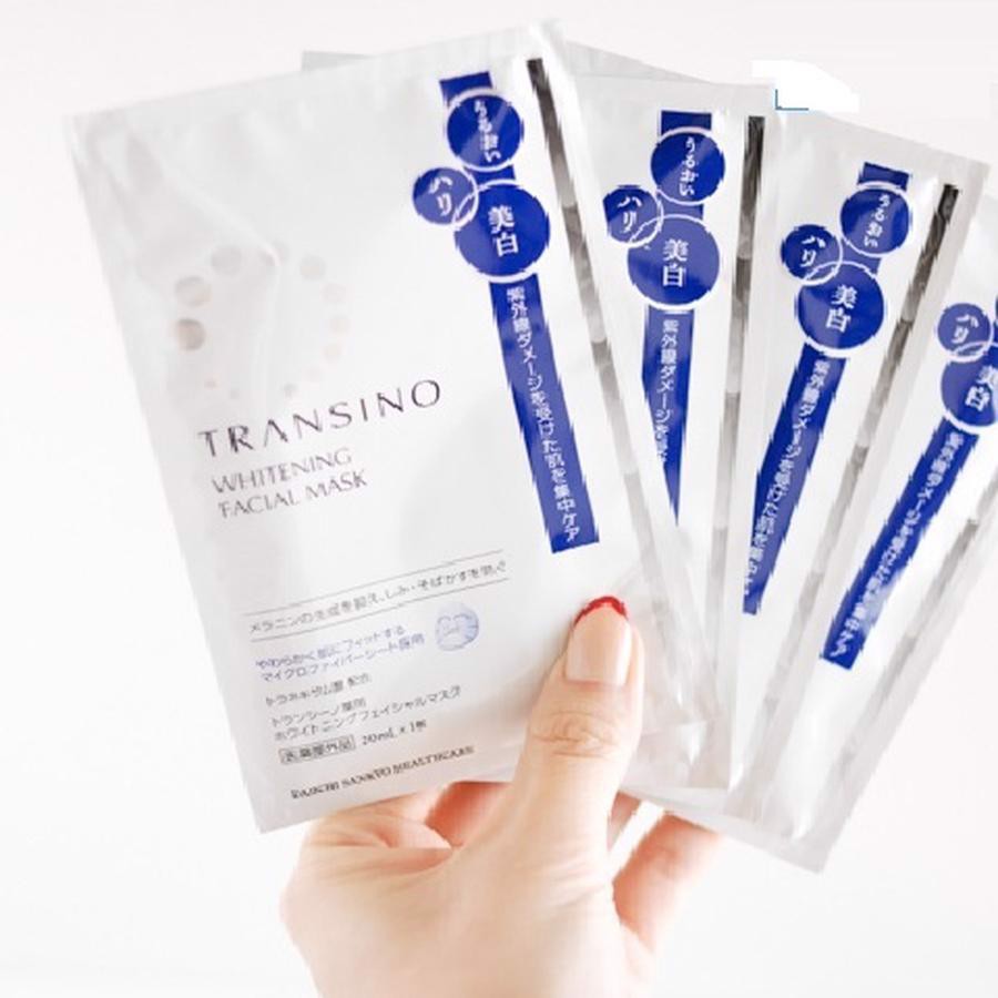Mặt nạ trắng da Transino Whitening Facial Mask - 100% Authentic