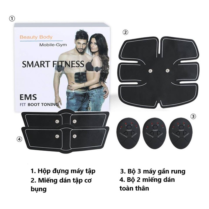 MÁY TẬP CƠ BỤNG 6 MÚI BEAUTY BODY MOBILE GYM