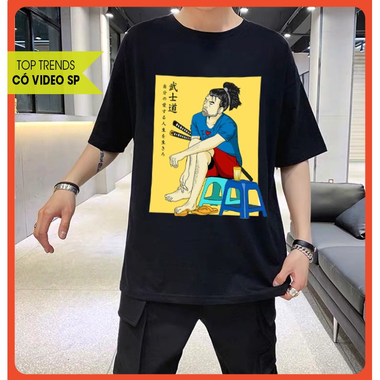 ÁO THUN UNISEX YASUO TRÀ ĐÁ (ĐEN)