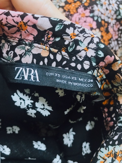 🍓🍓⭐️🍓 Áo Sơ mi zara Authen Croptop Xs lạ mắt thanh lý 🍓🍓🌟🍓