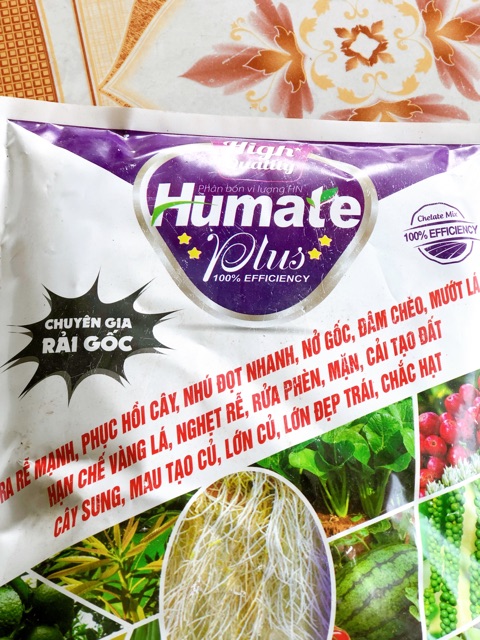 Phân hữu cơ Humate Plus Organic giúp cây tăng trưởng và phát triển tốt nhất