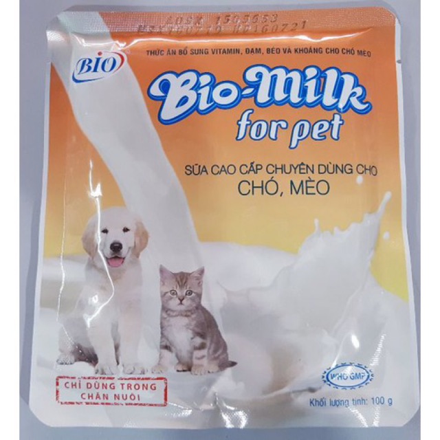 Sữa Bio Milk cho chó mèo 100g
