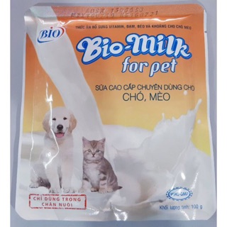Sữa bio milk cho chó mèo 100g