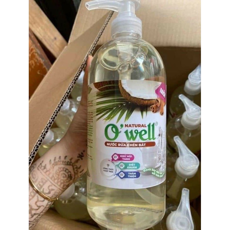 Nước rửa bát Organic owell