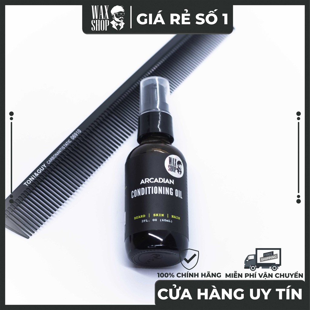 Tinh Dầu Dưỡng Tóc Arcadian Conditioning Oil⚡[Bao Test] ⚡Cung Cấp Dưỡng Chất Cho Tóc và Tặng Kèm Lược