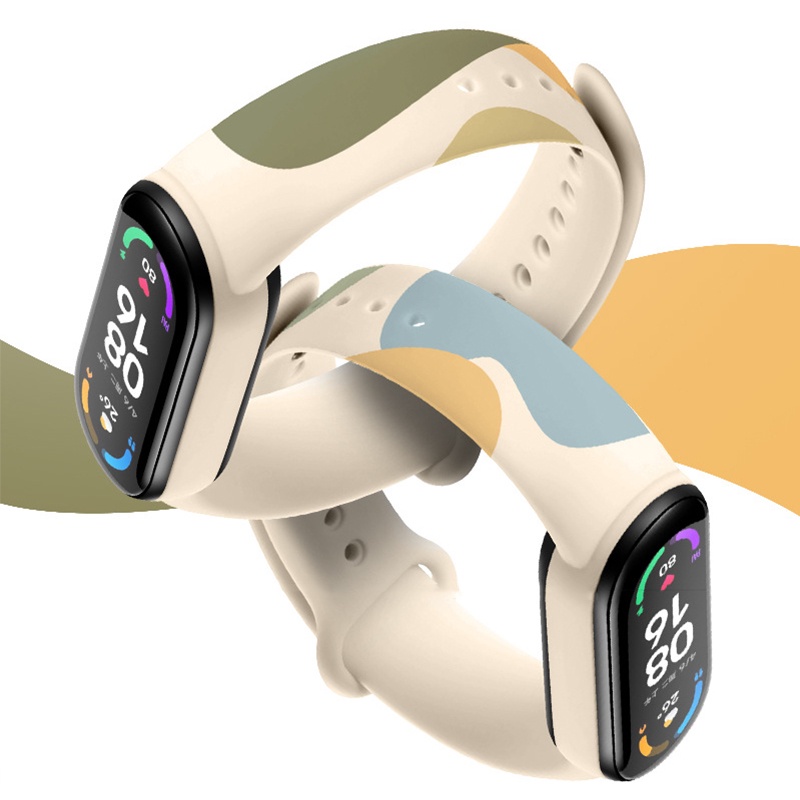 1 Dây Đeo Thay Thế Bằng Silicone Cho Mi Band 5 6/Mi Band 5 6
