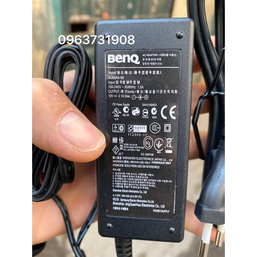 Cục nguồn màn hình BenQ 19V 2.1A chính hãng BenQ cung cấp