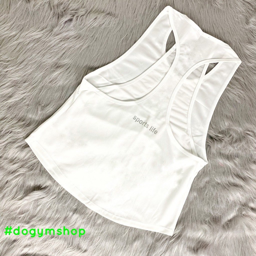 Áo tank top phủ ngoài nữ FOREVERN21- tập gym, yoga.