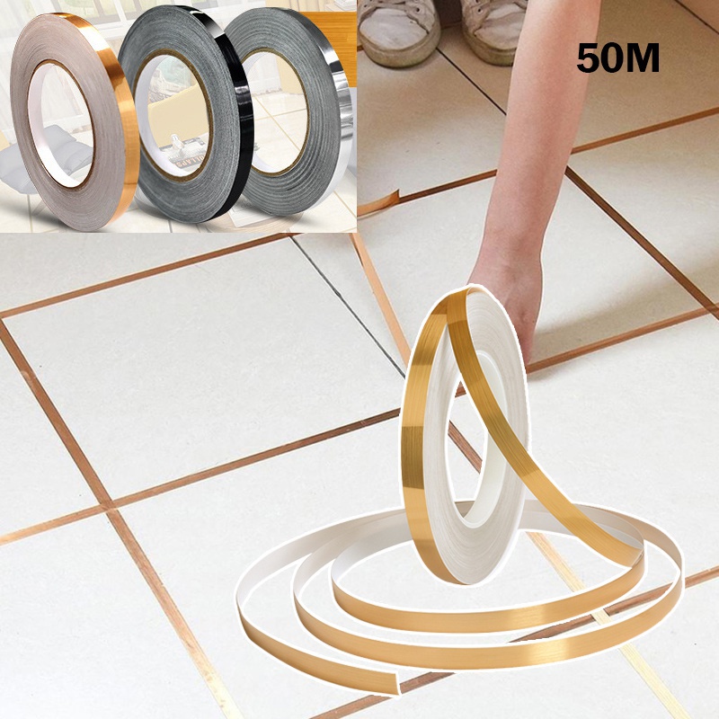 Cuộn Băng Keo Lá Nhôm 50M Chống Thấm Nước Trang Trí Nhà Cửa/Trần Nhà