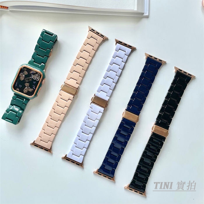 Dây đeo acrylic 38mm/40mm/41mm/42mm/44mm/45mm cho đồng hồ Apple Watch Series iWatch 7/ 5/ 4/ 3/SE