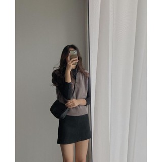 Áo ghile len trơn basic