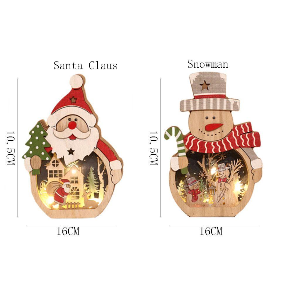 Phụ Kiện Trang Trí Giáng Sinh Năm Mới 2022 Có Đèn LED Phát Sáng Độc Đáo