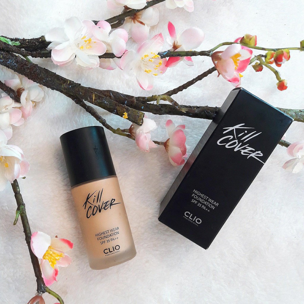 Kem Nền Clio Kill Cover Airwear Protexture Foundation SPF25 PA++