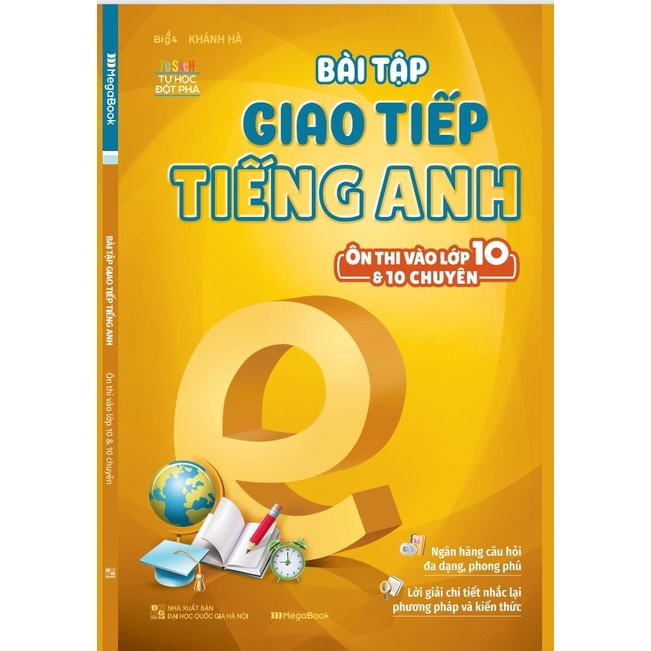 Sách - Bài tập Tiếng Anh ôn thi vào lớp 10 và 10 chuyên (Bộ 8 cuốn)