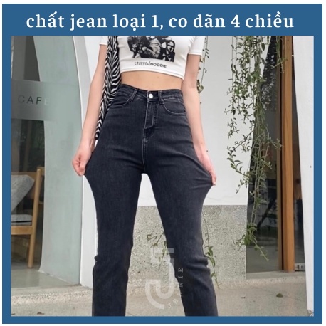 [BEST CHOICE] Quần Jeans BAGGY Uniex Quần Jean Nữ Co Giãn Quần Bò Ống Đứng Lưng Cao Vải Co Giãn -KOREA STYLE 2022