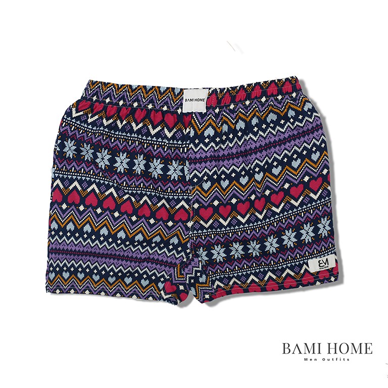 Quần short đùi ngủ nam nữ BAMI HOME, chất thun cotton thoáng mát, mềm mại QNTCT- 008 | BigBuy360 - bigbuy360.vn